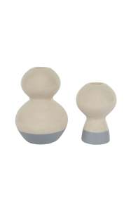 Marloe Marloe: Candle Holder Pair - Fractured Gloss