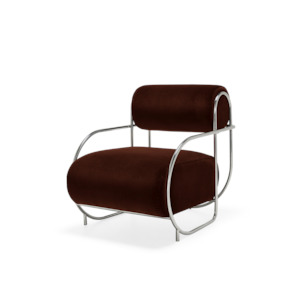 Sofas Lounge Chairs: Chromeo Chair - Avalon Desert