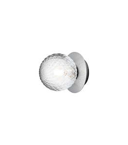 Nuura: Liila 1 Small - Light Silver /  Optic Clear