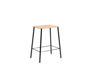 Seating: Adam Stool H50 - Leather