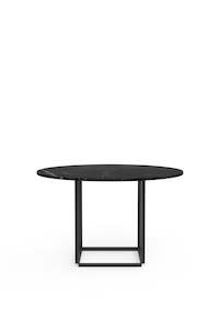 Florence Dining Table 120 - Black Marquina Marble