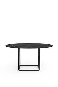 Florence Dining Table 145 cm - Black Marquina Marble