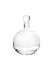 Bubble Glass Carafe Round