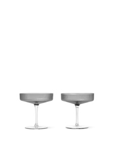 Ripple Champagne Saucer - Set of 2