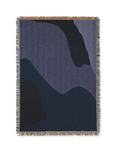 Cushions: Vista Blanket - Dark Blue