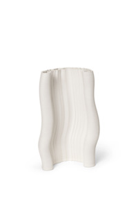 Vases 1: Moire Vase - Off White