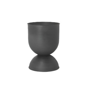 Pots 1: Hourglass Pot Small - Black