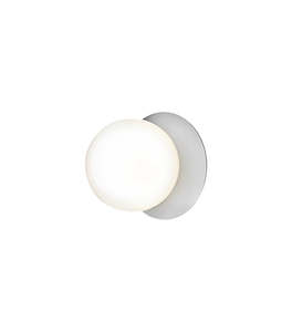 Ceiling Lights: Liila 1 Medium - Light Silver / Opal