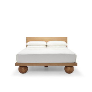 Yoko Super King Bed - Oak