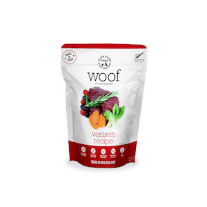 Furniture: Woof Air Dried Dog Bites  |  Venison