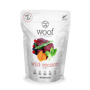 Furniture: Woof Freeze Dried Dog Bites  |  Wild Venison