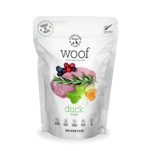 Woof Freeze Dried Dog Bites  |  Duck