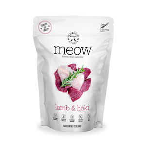 Meow Freeze Dried Cat Bites | Lamb & Hoki