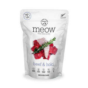 Furniture: Meow Freeze Dried Cat Bites | Beef & Hoki