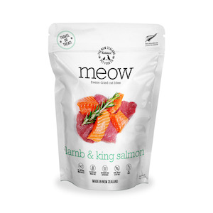 Meow Freeze Dried Cat Bites | Lamb & King Salmon