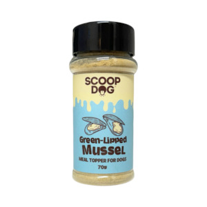 Scoop Dog Topper  |  Green-Lipped Mussel