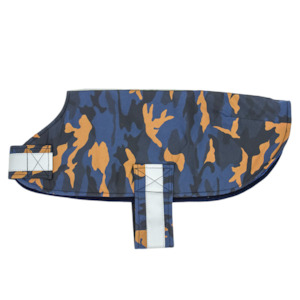 Mr Soft Top Waterproof Coat  |  Blue Camo