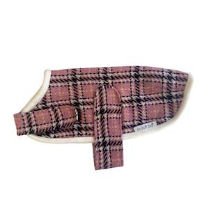 Furniture: Mr Soft Top Unlined Coat  |  Pink Tartan