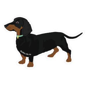 Iko Iko Fun Size Sticker  |  Dachshund