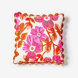 Bonnie and Neil Cushion | Rosette Pink 50cm