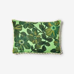 Bonnie and Neil Cushion | Rosette Dark Mint 60x40cm