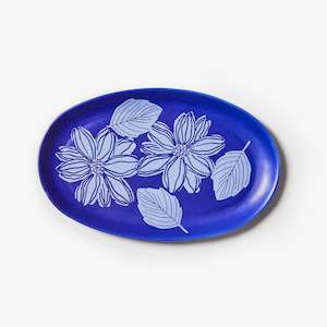 Bonnie and Neil Oval Plate | Margot Cobalt