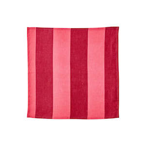 Bonnie and Neil Napkin | Big Stripe Cerise