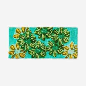 Bonnie and Neil Bath Mat | Candy Teal Long