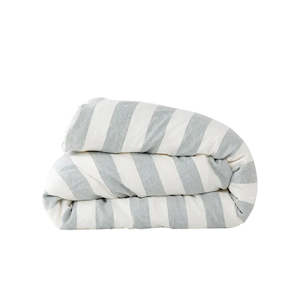 Society Of Wanderers Duvet Cover | Fog Stripe