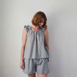 Small Acorns x Abbey Geerling Pyjamas - Flower Bed Cami Shortie Set