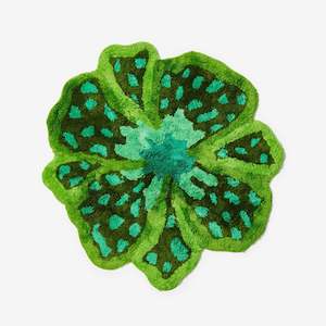 Bonnie and Neil Bath Mat | Flower Green