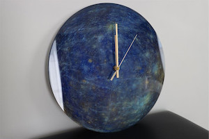 Glass Clock Planet Mercury 360mm Smart Art Design