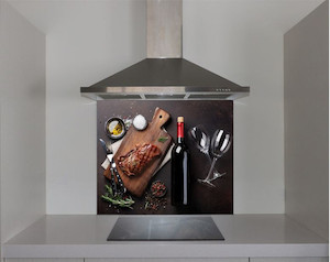 DIY Splashback Delicious dinner Smart Art Design