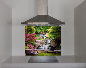 Professional, scientific and technical: DIY Splashback Green Garden Smart Art Design