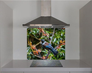 DIY Splashback The Tui on Flax Plant Smart Art Design