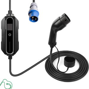 Portable 16A EV Charger – Blue Caravan Plug