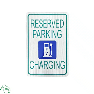 Reserved parking EV charging sign