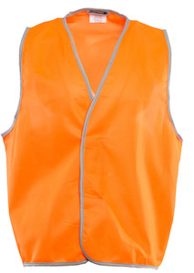 Workhorse, Hi Vis Vest, MVE012 (Each) - Orange - Size: XL