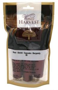 Bottling Corks: Vintner's Harvest Heat Shrink Capsules - Burgundy x30