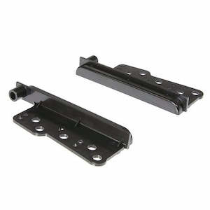 A 100 1007 Facias Pockets: Compatible with Toyota  Facia Brackets Gloss Black Pair -AERPRO