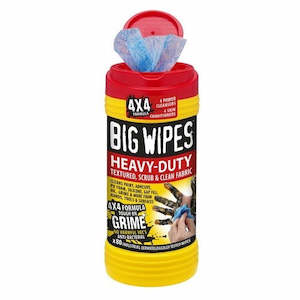 Big Wipes Heavy Duty 4X4 Tub Of 80 -BIG WIPES