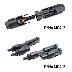 Battery Accessories: Mc4 Connector Plugs Pos & Neg - Projecta