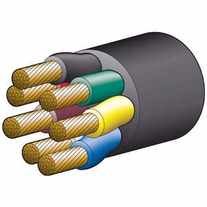 Cables: Narva - Trailer 7 Core 55amp 6mm 100m