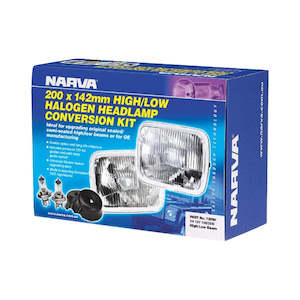 Halogen Headlamp - H4 Conversion Kit - 200 X 142mm High / Low Beam