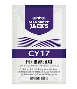 Mangrove Jack's Wine Yeast - CY17 8g