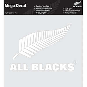 All Blacks Precut White Mega Decal