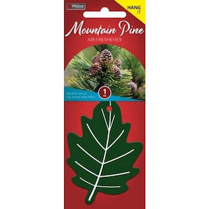 Air Freshener: Air Freshener Leaf Mountain Pine