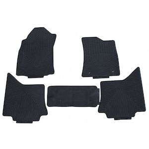 Mats: ALL WEATHER MAT SET TOYOTA HILUX AUTO 2016 ON