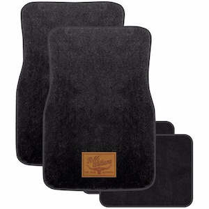 Rmw Carpet Mats Black Set Of 4 -R.M.WILLIAMS