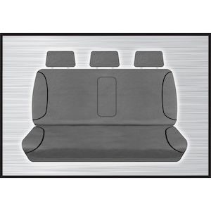 Seat Covers: GREY CANVAS REAR SEAT COVER - TRITON 05/2015 ONWARD